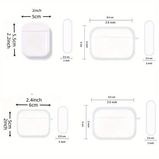 2026 Girl Cute Semi-transparent Tomatoes Are Suitable for Airpods 4th Generation Bluetooth Headset Case 2nd/3rd Generation