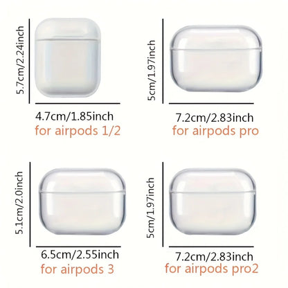 COOL girl C-Lizzie Translucent Silicone Case for Airpods 4 3 Pro 2 1 Wireless earphone Headphone Pro2 Protective Covers