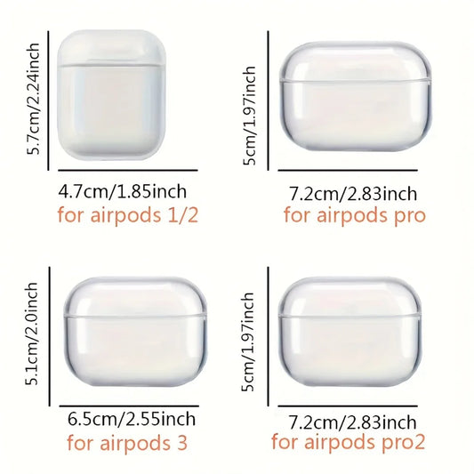 COOL girl C-Lizzie Translucent Silicone Case for Airpods 4 3 Pro 2 1 Wireless earphone Headphone Pro2 Protective Covers