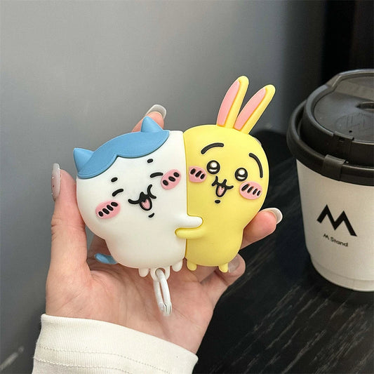 3D Cute Cartoon Chiikawa Usagi Hachiware Earphone Case For Airpods 4 2 3 1 Pro 3 2 Wireless Bluetooth Headset Protective Cover