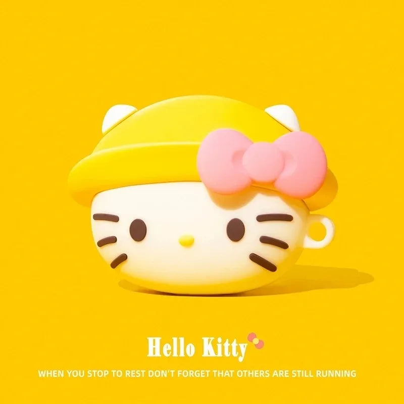 3D Sanrio Hello Kitty Cartoon Earphone Case For AirPods 4 Cute Cases for AirPods Pro 3 Pro2 Charging Cover for AirPods 4 3 2 1